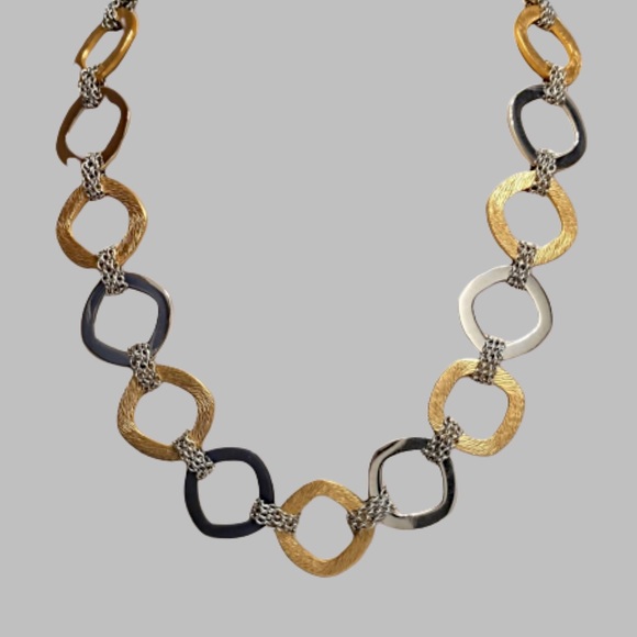 NEW RARE Steel By Design Big & Bold Necklace, Bracelet & Earrings Set - Picture 9 of 11